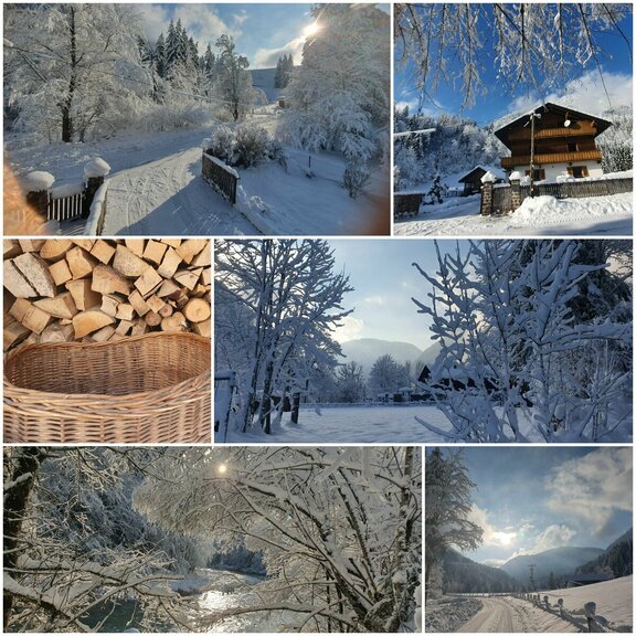 Winter in Pinegg Innerort, Brandenberg Winter in Pinegg Innerort, Brandenberg