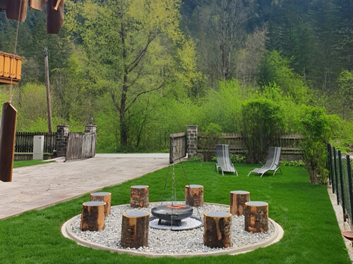 Naturlodge Feuerstelle