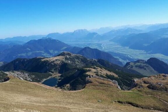 Rofanspitze mit Blick auf den Zireinersee Rofanspitze mit Blick auf den Zireinersee